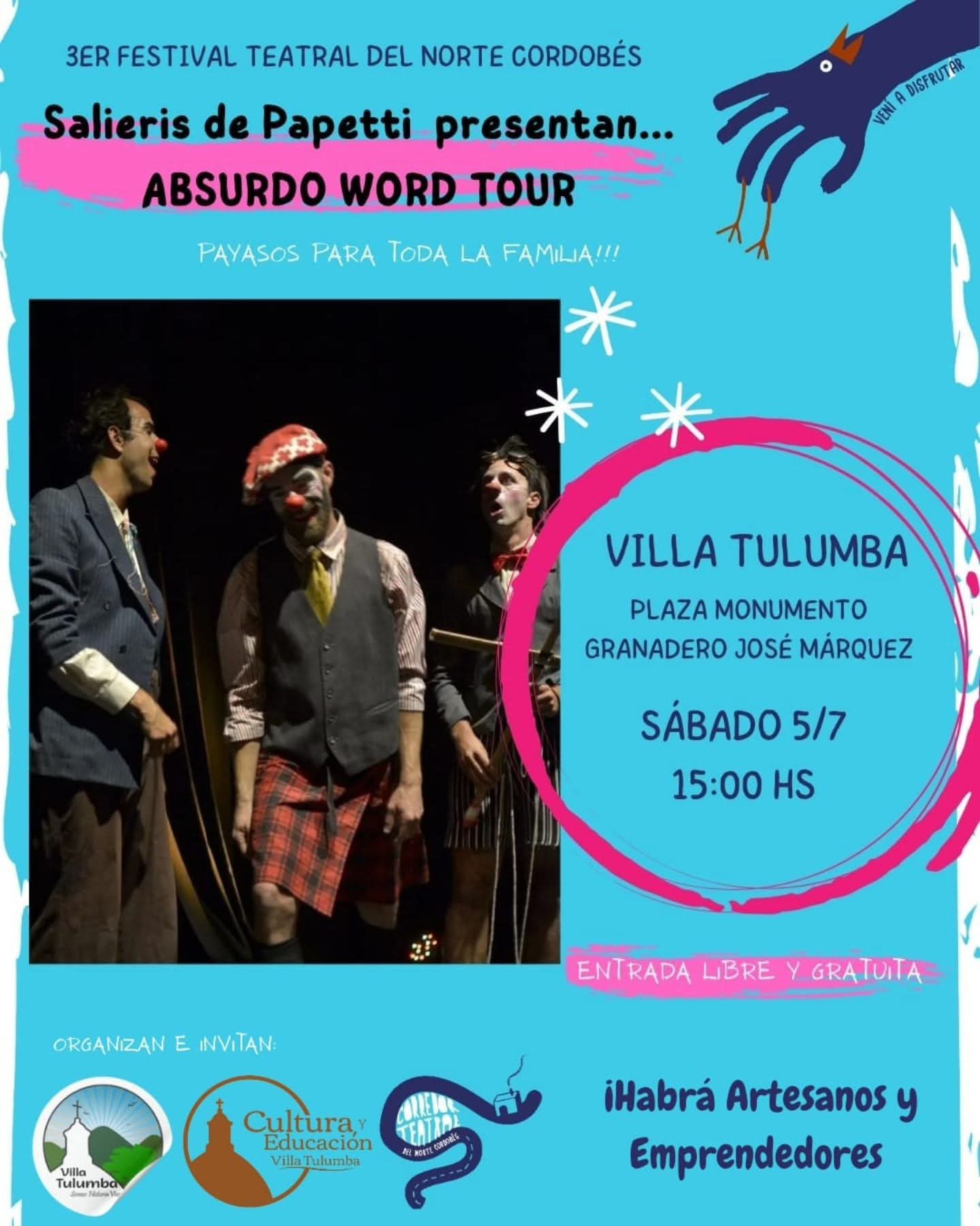 VILLA TULUMBA DA INICIO A LAS VACACIONES DE JULIO CON UNA JORNADA CULTURAL IMPERDIBLE